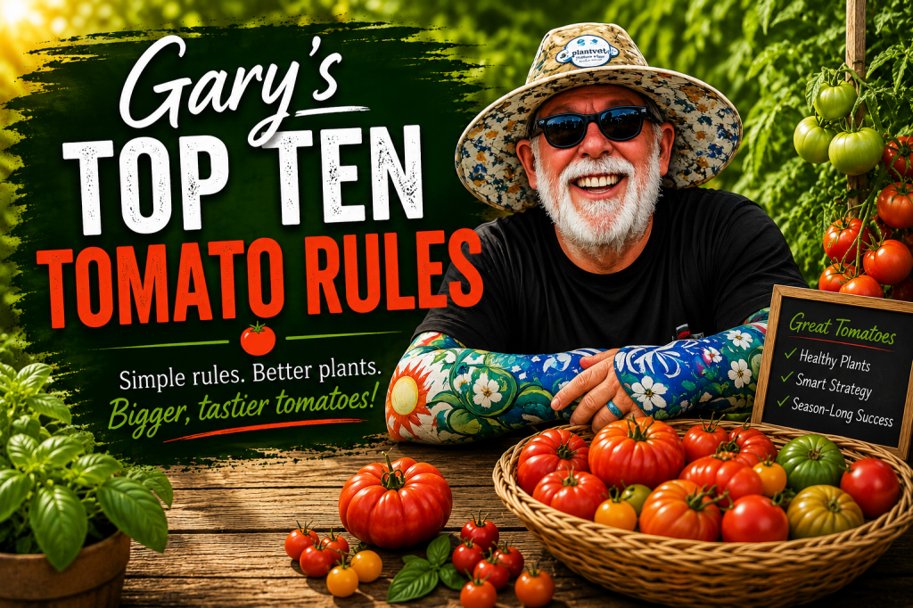Gary’s 10 Non- Negotiable Rules for Growing Tomatoes in Containers
