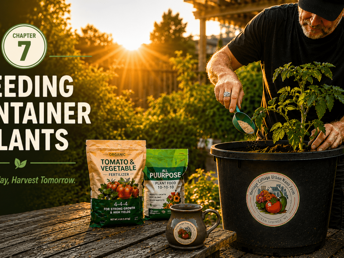 Feeding Container Plants